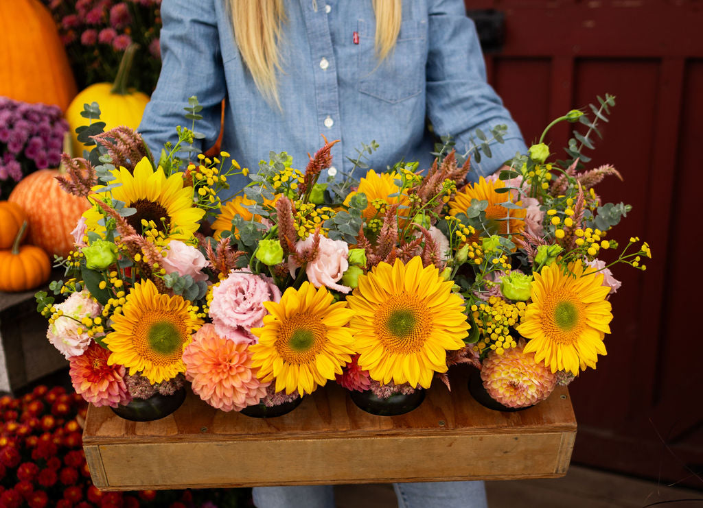 Mason Jar Arrangements